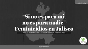 Feminicidios Jalisco 2012