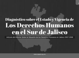 Derechos Humanos en el Sur de Jalisco, 2008
