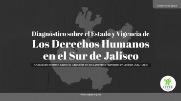 Derechos Humanos en el Sur de Jalisco, 2008